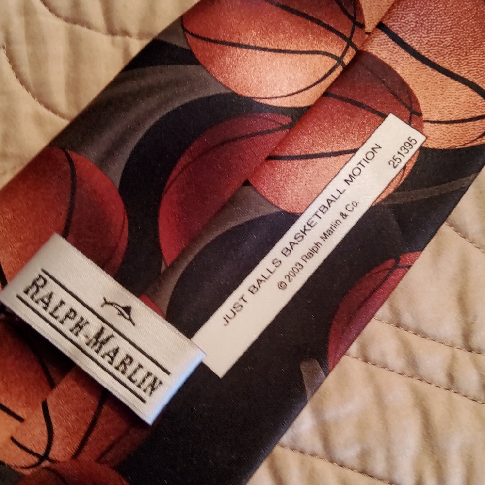 Ralph-Marlin Basketball Tie - Picture 3 of 7